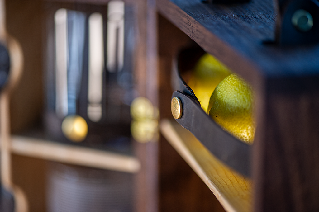 Walnut & Maple Gin Box