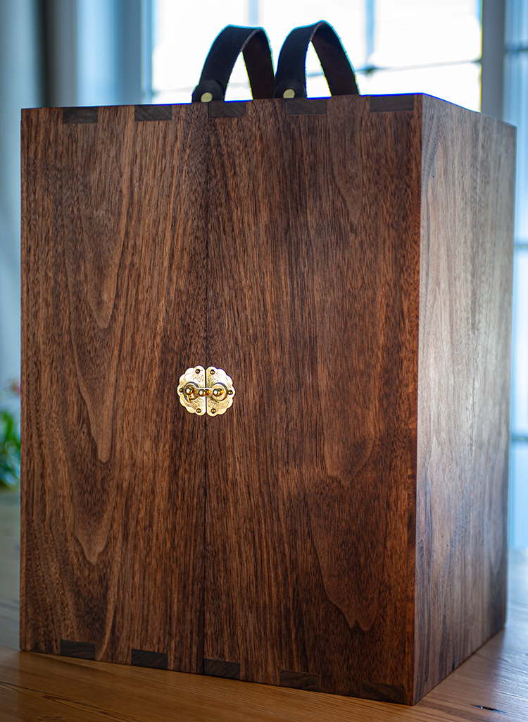 Walnut & Maple Gin Box