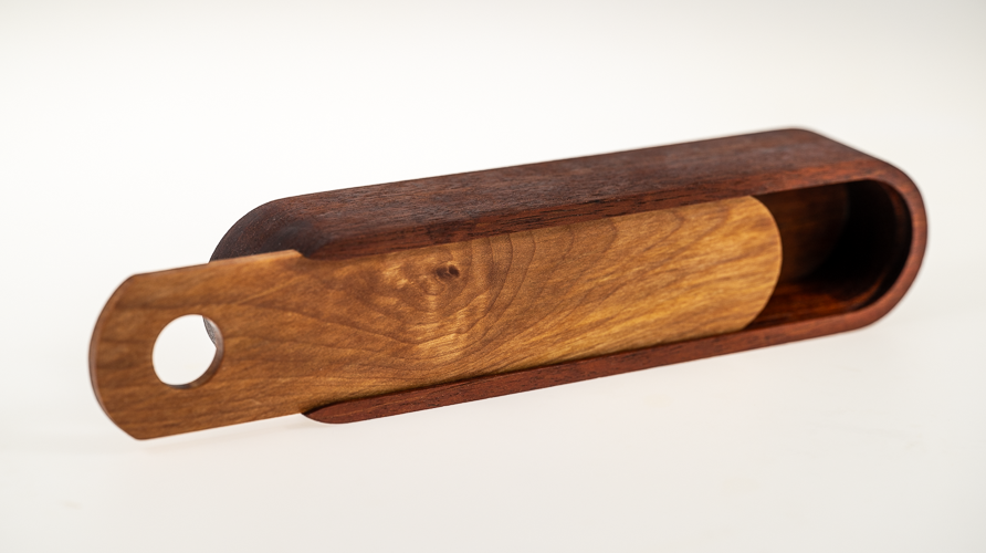 Walnut and Cherry Pen Holder