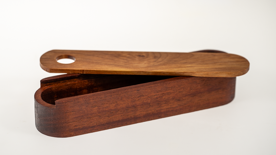 Walnut and Cherry Pen Holder