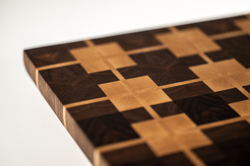 Walnut & Maple End Grain Cutting Board